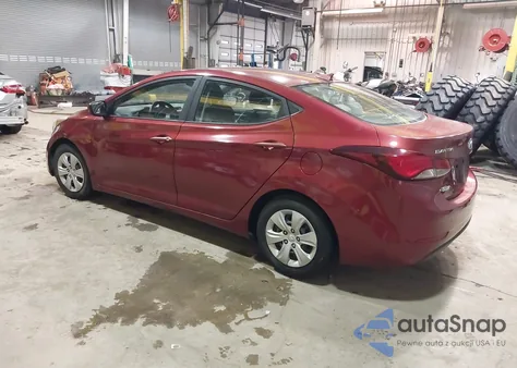 2016 Hyundai Elantra Se из США, поврежденный, VIN 5NPDH4AEXGH673127